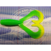 Tukker Baits Smiling Pike Tail Bait Twin Tail Reserve Staarten